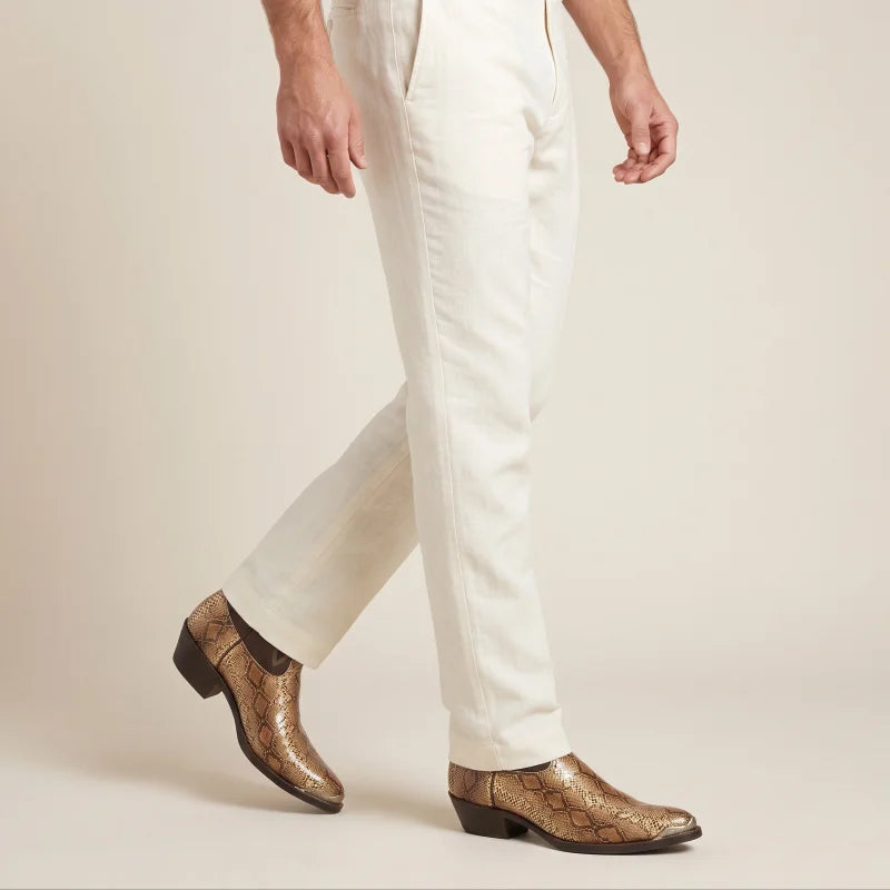 CLAY Santiag Pour Homme - Yehaw | Marron