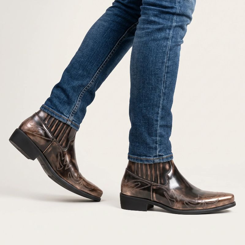 CHUCK Santiag Pour Homme - Yehaw | Or