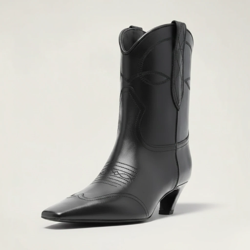 BERTA Santiag Pour Femme - Yehaw | Noir