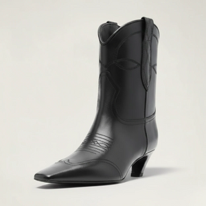 BERTA Santiag Pour Femme - Yehaw | Noir