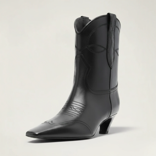 BERTA Santiag Pour Femme - Yehaw | Noir