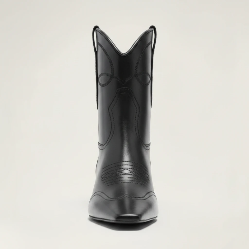 BERTA Santiag Pour Femme - Yehaw | Noir