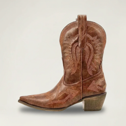 CAMILA Santiag Pour Femme - Yehaw | Marron