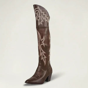 BEATRICE Santiag Pour Femme - Yehaw | Marron