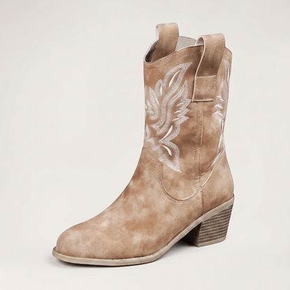 BARBARA Santiag Pour Femme - Yehaw | Marron