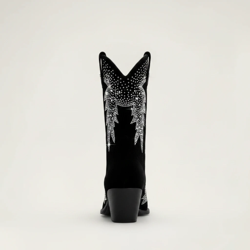 BESSIE Santiag Pour Femme - Yehaw | Noir