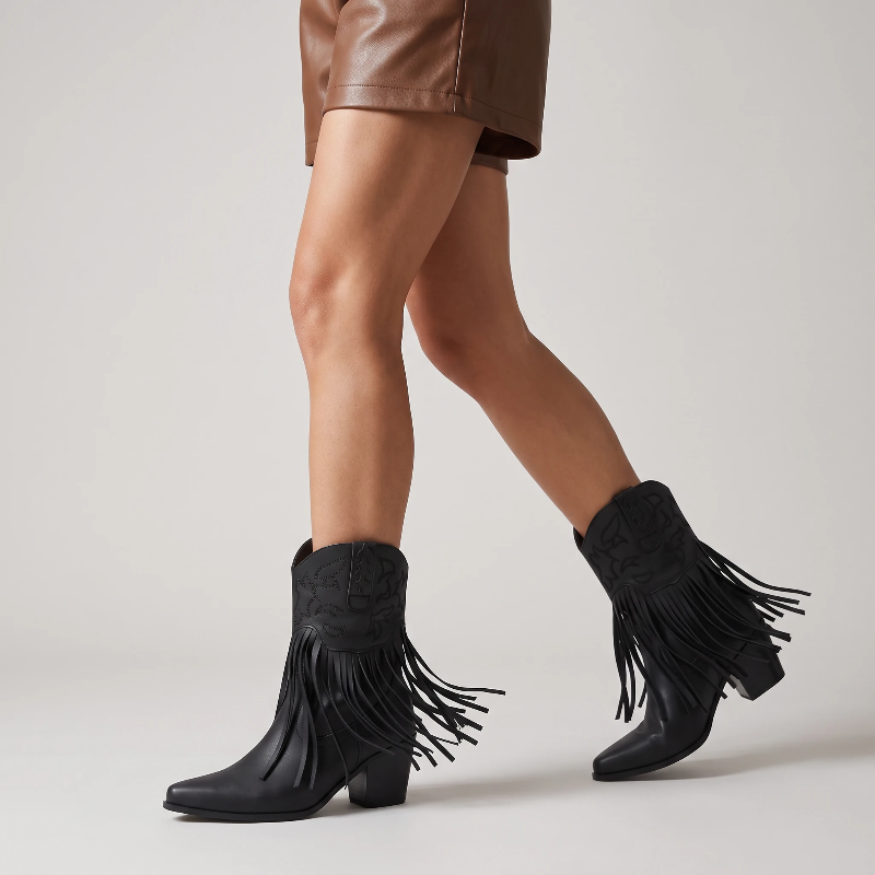 DALIA Santiag Pour Femme - Yehaw | Noir