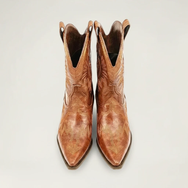 CAMILA Santiag Pour Femme - Yehaw | Marron