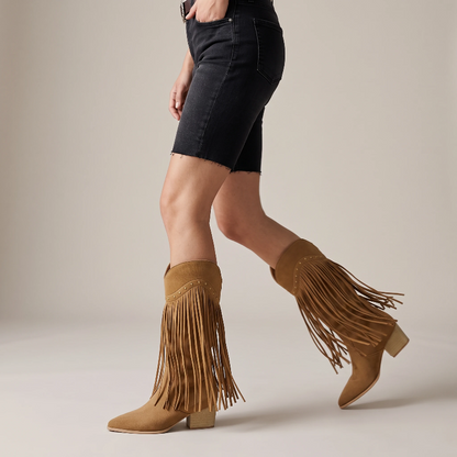 BELLA Santiag Pour Femme - Yehaw | Marron