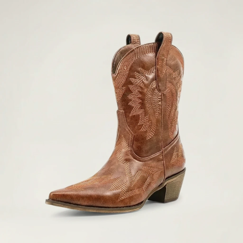 CAMILA Santiag Pour Femme - Yehaw | Marron