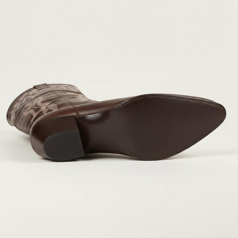 BEATRICE Santiag Pour Femme - Yehaw | Marron