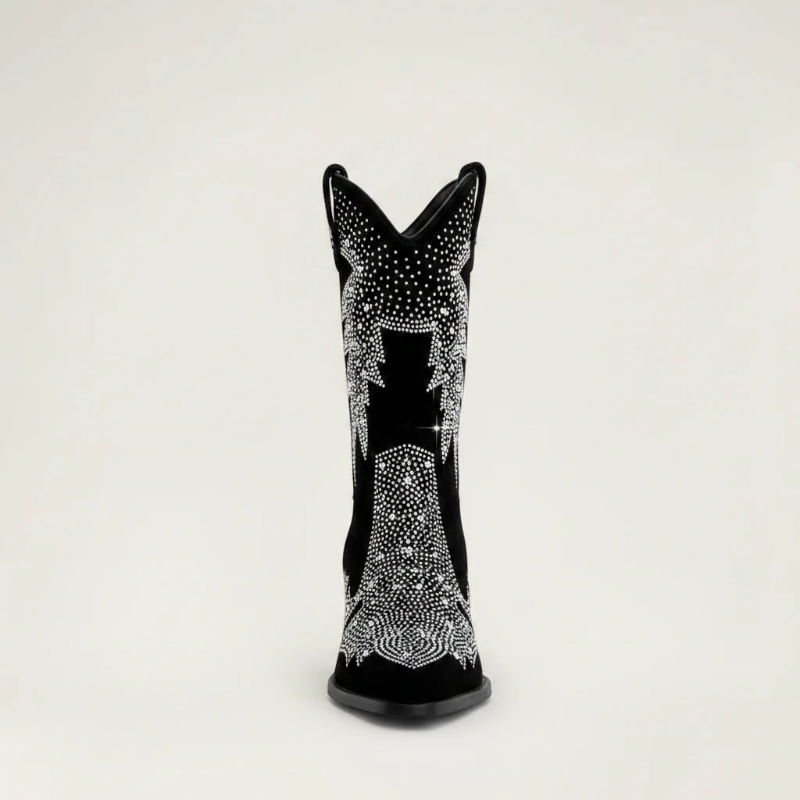 BESSIE Santiag Pour Femme - Yehaw | Noir