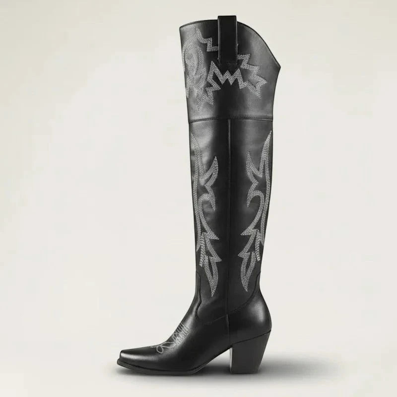 BEATRICE Santiag Pour Femme - Yehaw | Noir