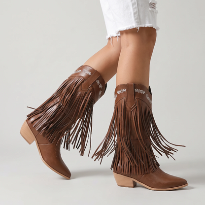 ALEJANDRA Santiag Pour Femme - Yehaw | Marron
