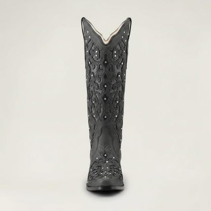 BERNARDA Santiag Pour Femme - Yehaw | Noir