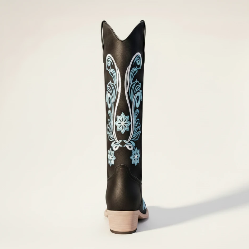 ADRIANA Santiag Pour Femme - Yehaw | Noir