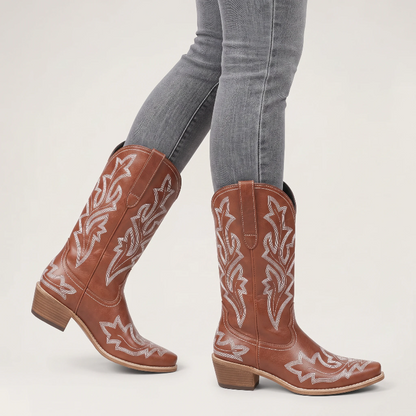 FANNY Santiag Pour Femme - Yehaw | Marron