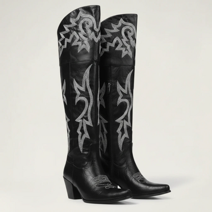 BEATRICE Santiag Pour Femme - Yehaw | Noir