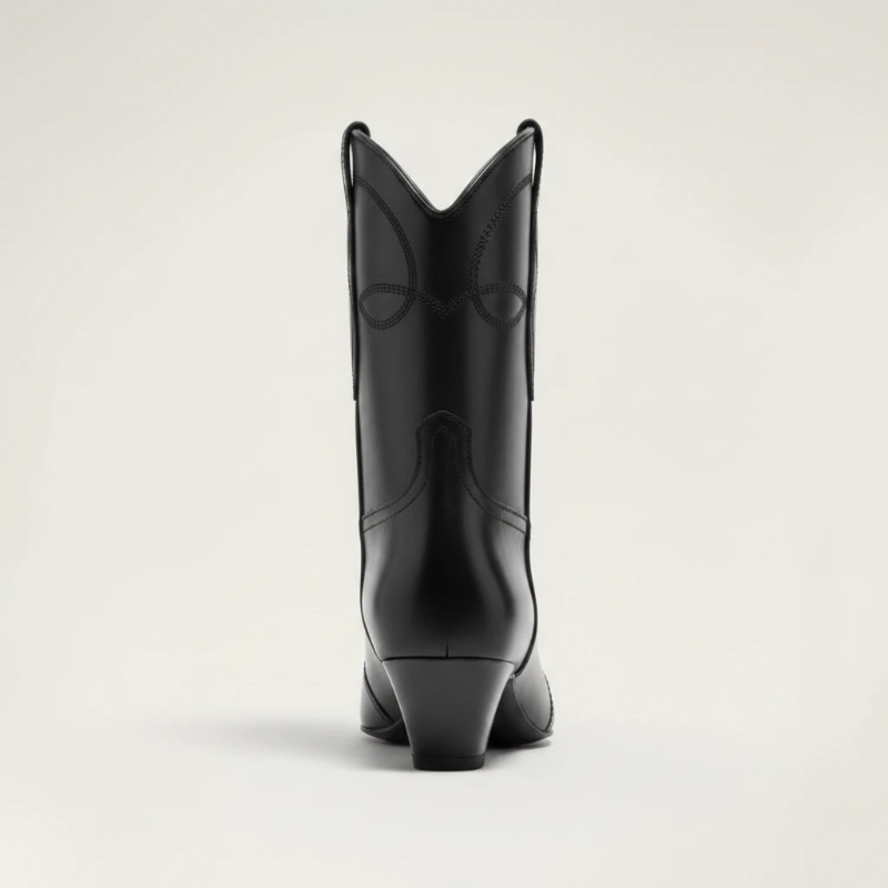 BERTA Santiag Pour Femme - Yehaw | Noir