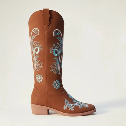 ADRIANA Santiag Pour Femme - Yehaw | Marron