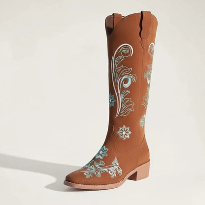 ADRIANA Santiag Pour Femme - Yehaw | Marron