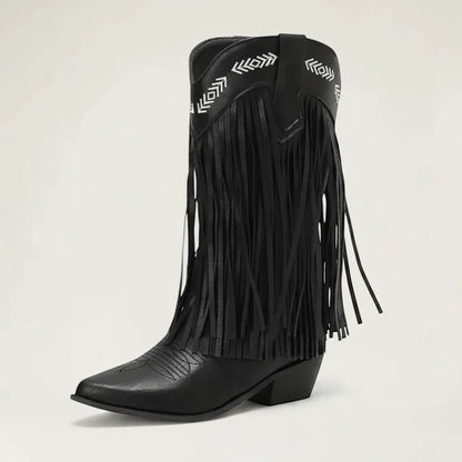 ALEJANDRA Santiag Pour Femme - Yehaw | Noir