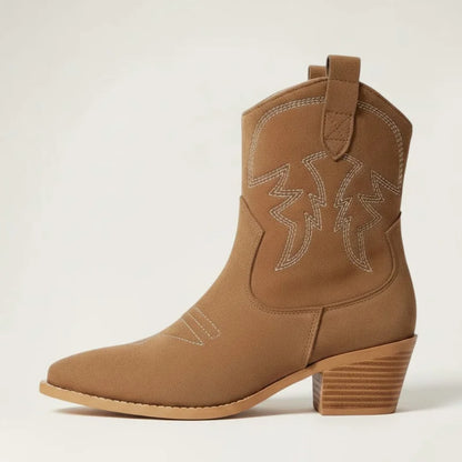 AURORE Santiag Pour Femme - Yehaw | Marron