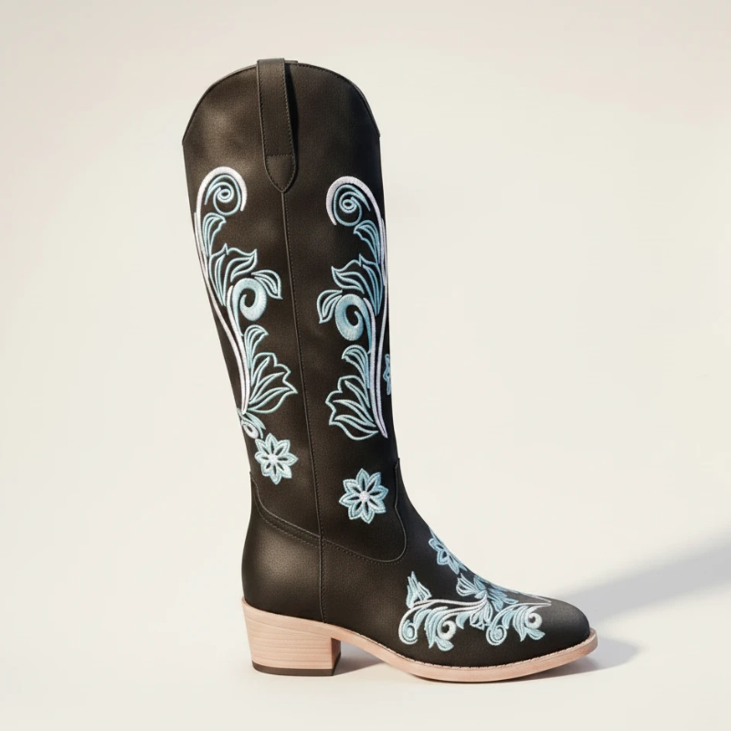 ADRIANA Santiag Pour Femme - Yehaw | Noir