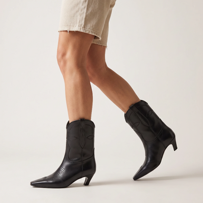 BERTA Santiag Pour Femme - Yehaw | Noir