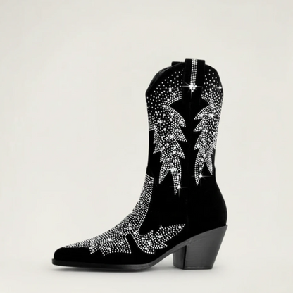 BESSIE Santiag Pour Femme - Yehaw | Noir