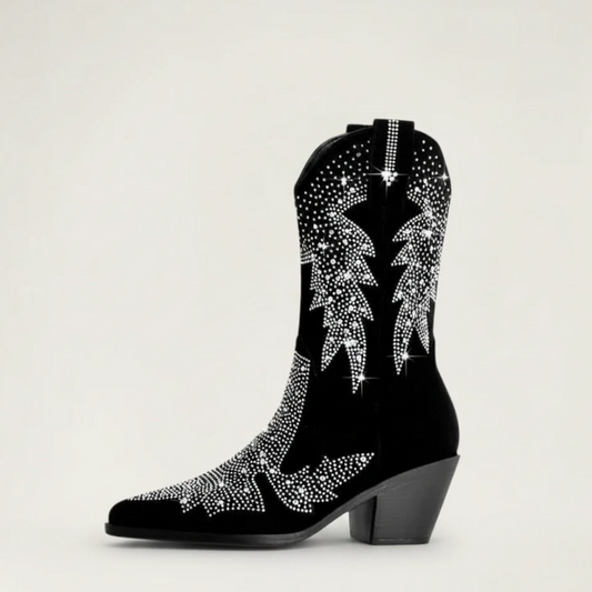 BESSIE Santiag Pour Femme - Yehaw | Noir