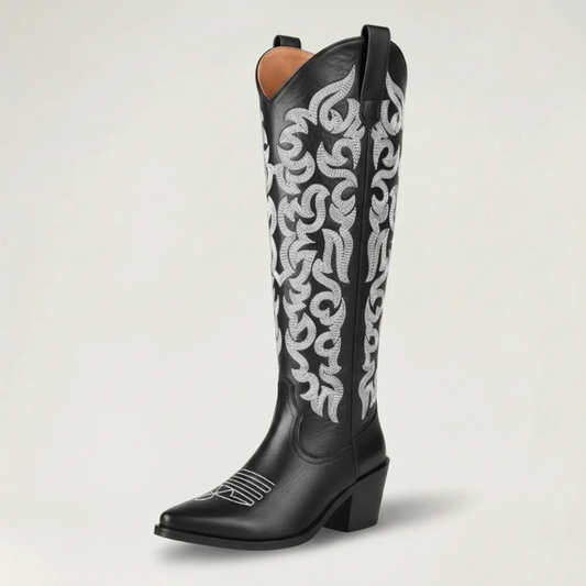 CELIA Santiag Pour Femme - Yehaw | Noir