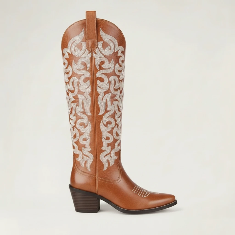 CELIA Santiag Pour Femme - Yehaw | Marron