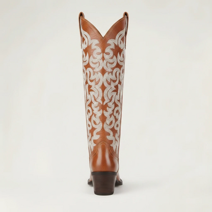 CELIA Santiag Pour Femme - Yehaw | Marron