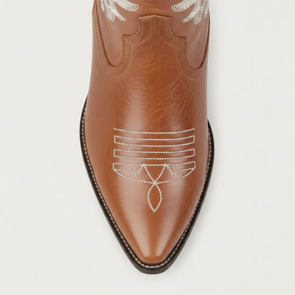 CELIA Santiag Pour Femme - Yehaw | Marron