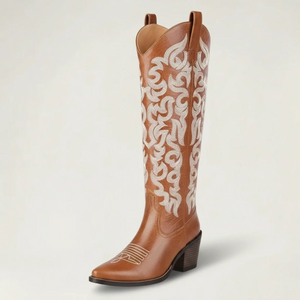 CELIA Santiag Pour Femme - Yehaw | Marron