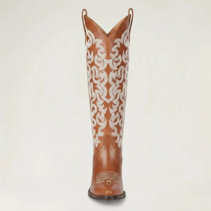 CELIA Santiag Pour Femme - Yehaw | Marron