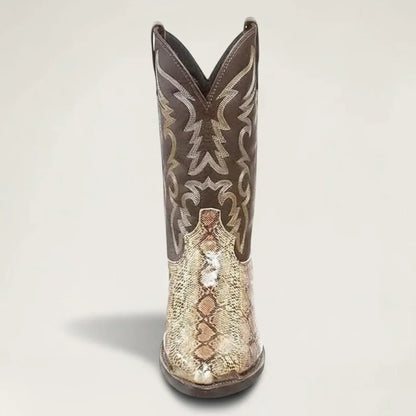 CLAY Santiag Pour Homme - Yehaw | Marron