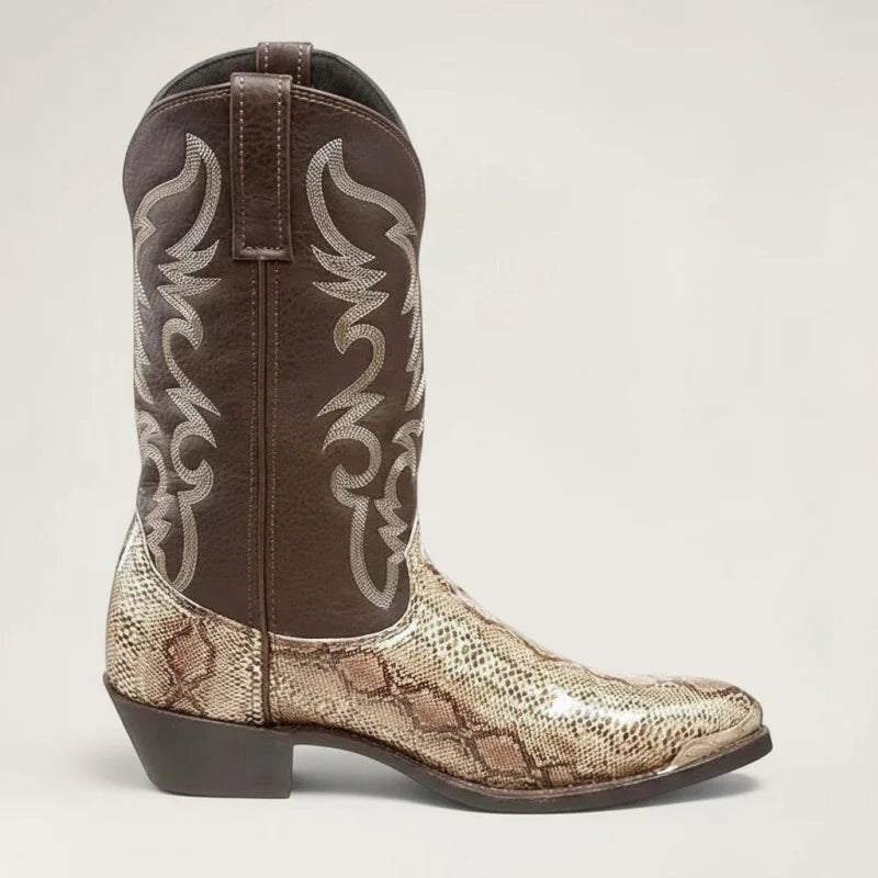 CLAY Santiag Pour Homme - Yehaw | Marron