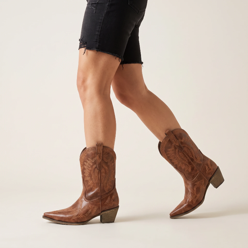 CAMILA Santiag Pour Femme - Yehaw | Marron