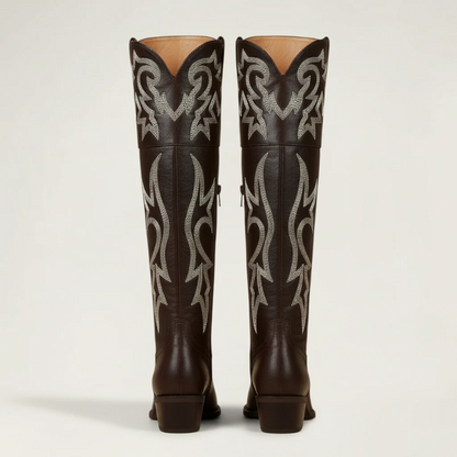 BEATRICE Santiag Pour Femme - Yehaw | Marron