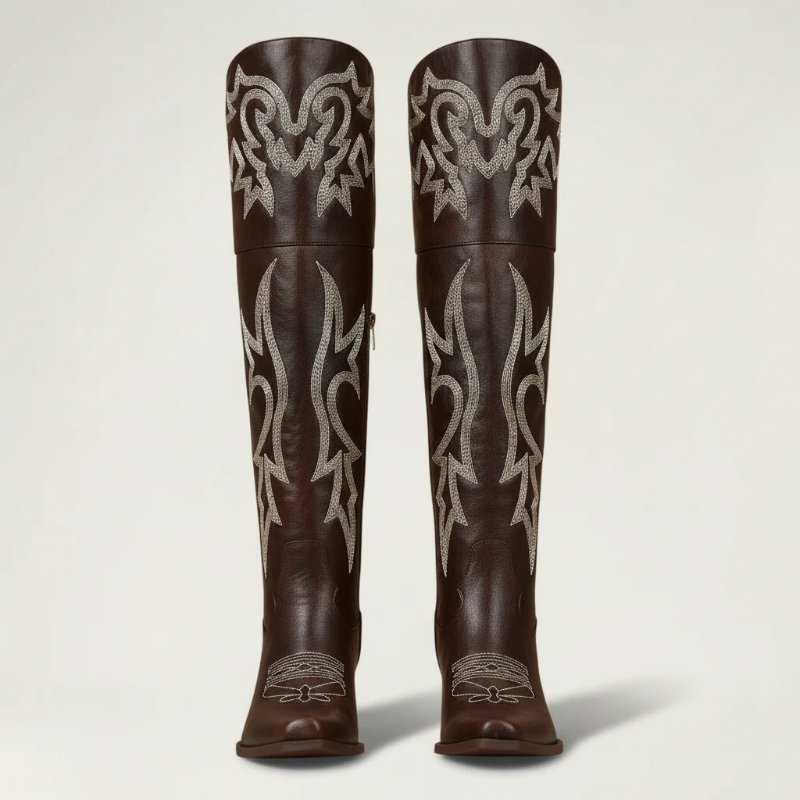 BEATRICE Santiag Pour Femme - Yehaw | Marron