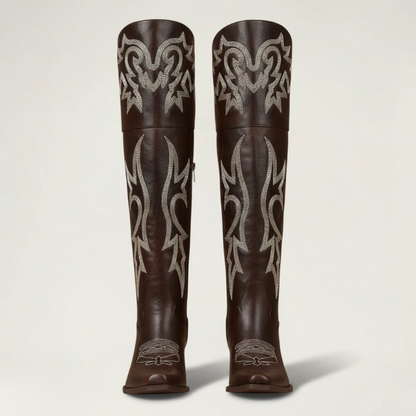 BEATRICE Santiag Pour Femme - Yehaw | Marron