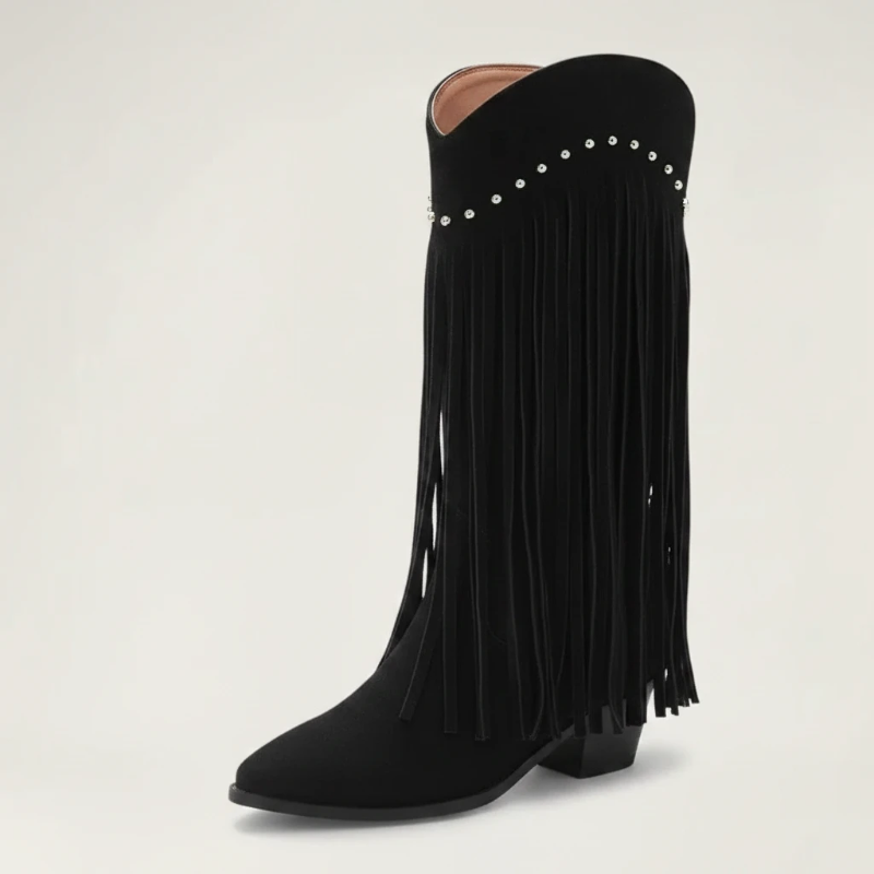 BELLA Santiag Pour Femme - Yehaw | Noir