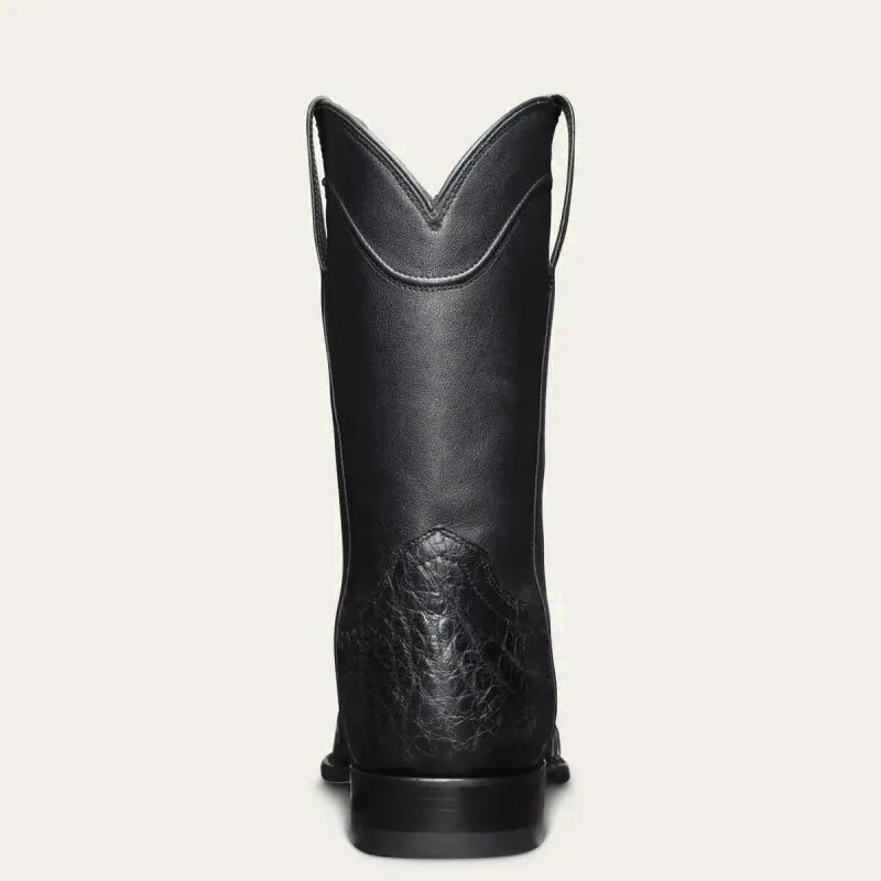 Santiags pour homme Yehaw noir, en cuir, avec détails classiques, taille 38, chaussures élégantes et robustes.