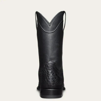 Santiags pour homme Yehaw noir, en cuir, avec détails classiques, taille 38, chaussures élégantes et robustes.