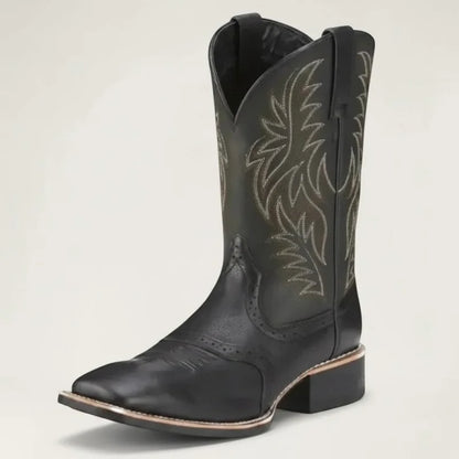 JOHNNY Santiag Pour Homme - Yehaw | Noir