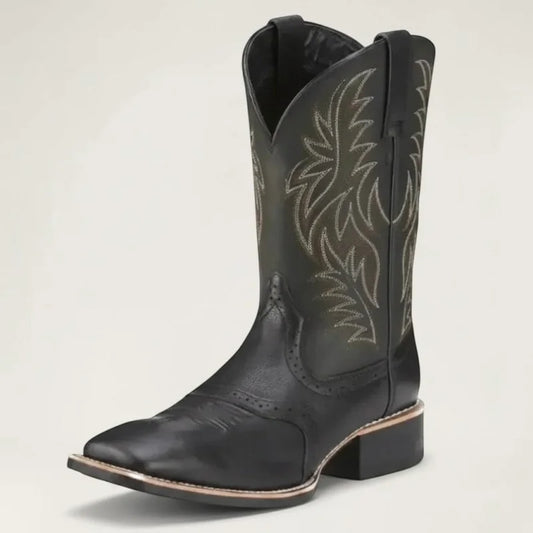 JOHNNY Santiag Pour Homme - Yehaw | Noir