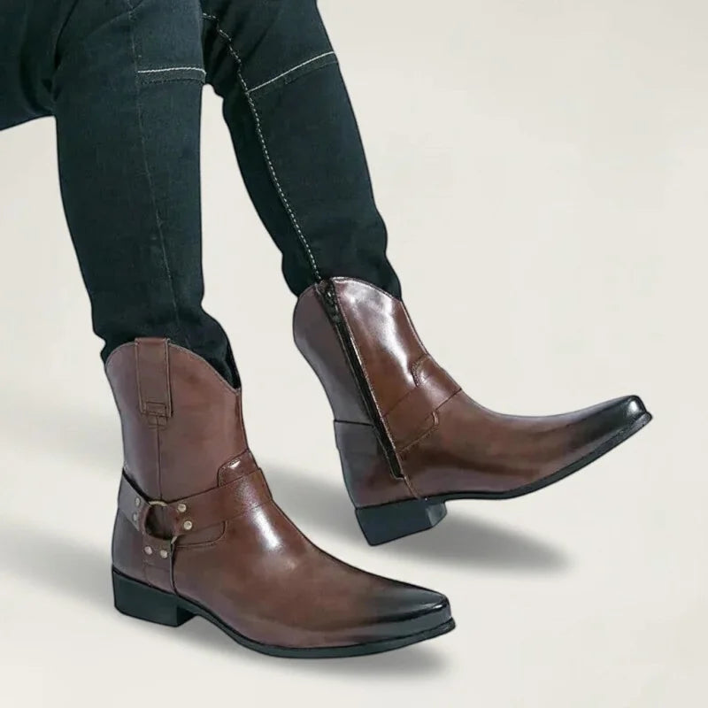 REMINGTON Santiag Pour Homme - Yehaw | Marron