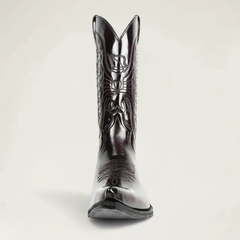 TEDDY Santiag Pour Homme - Yehaw | Marron Foncé